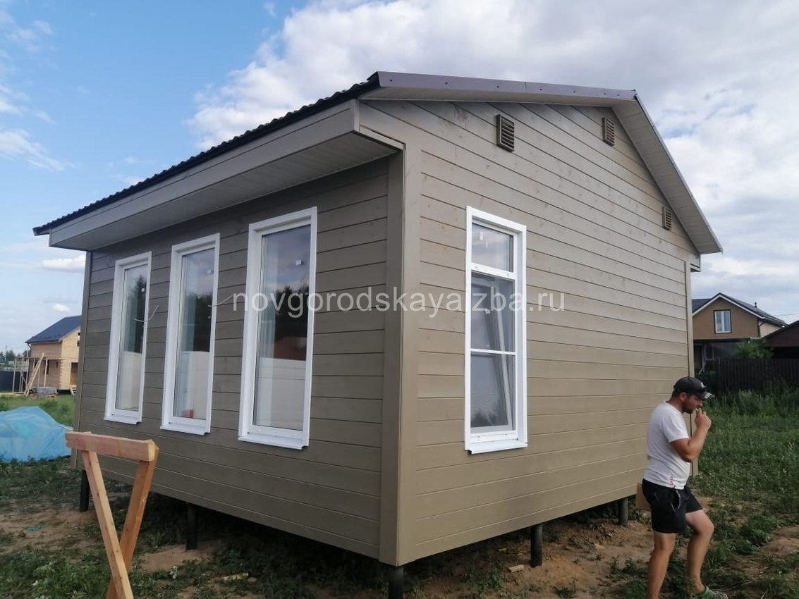 Каркасный дачный дом в Подмосковье